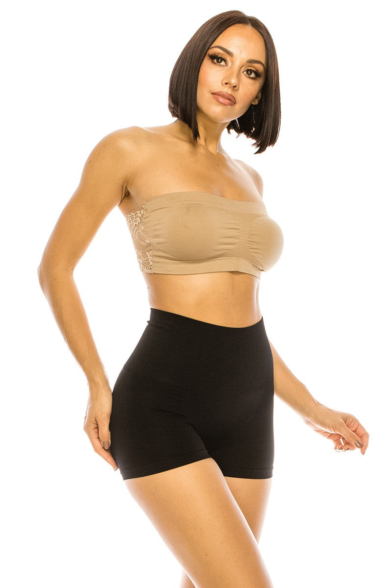 Seamless 2-Layer Tummy Panels Boyshorts
