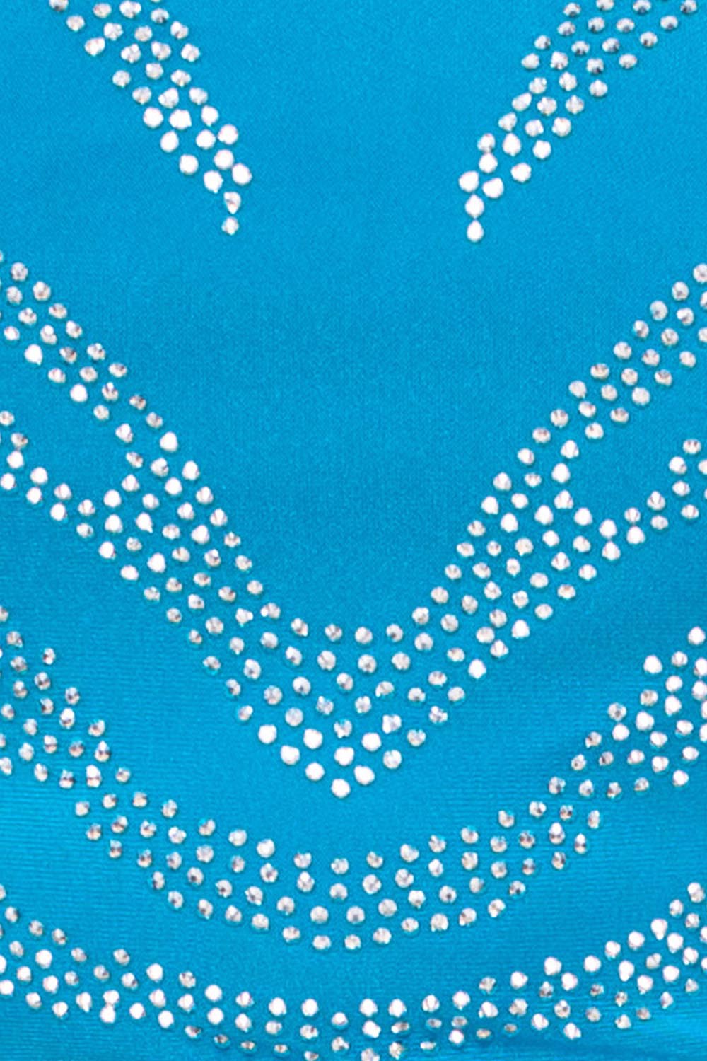 Decorative pattern on a blue fabric