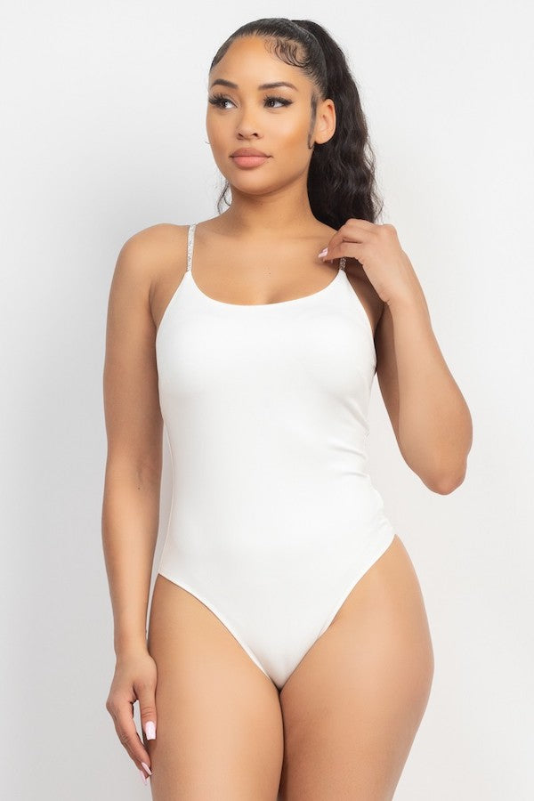 Love the Shine Bodysuit - White