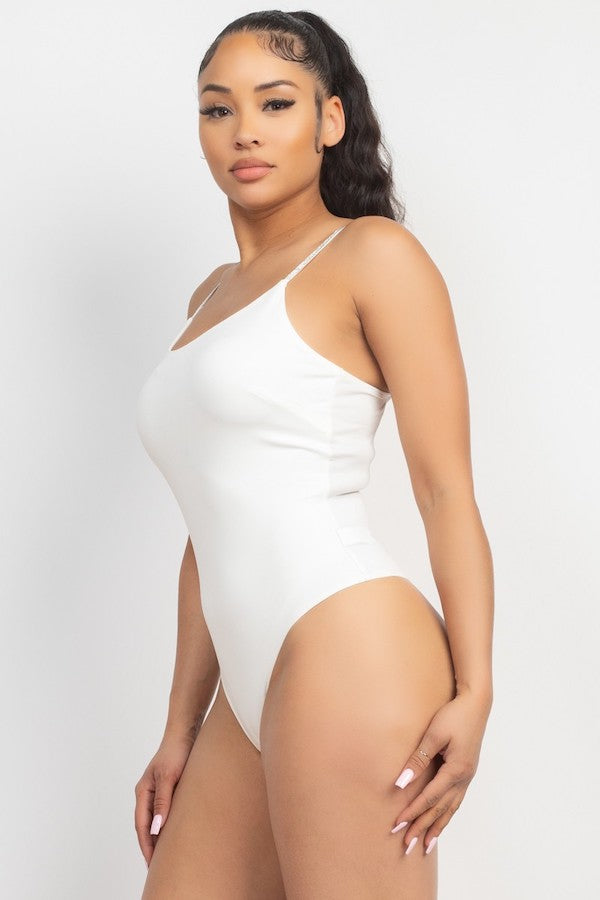 Love the Shine Bodysuit - White
