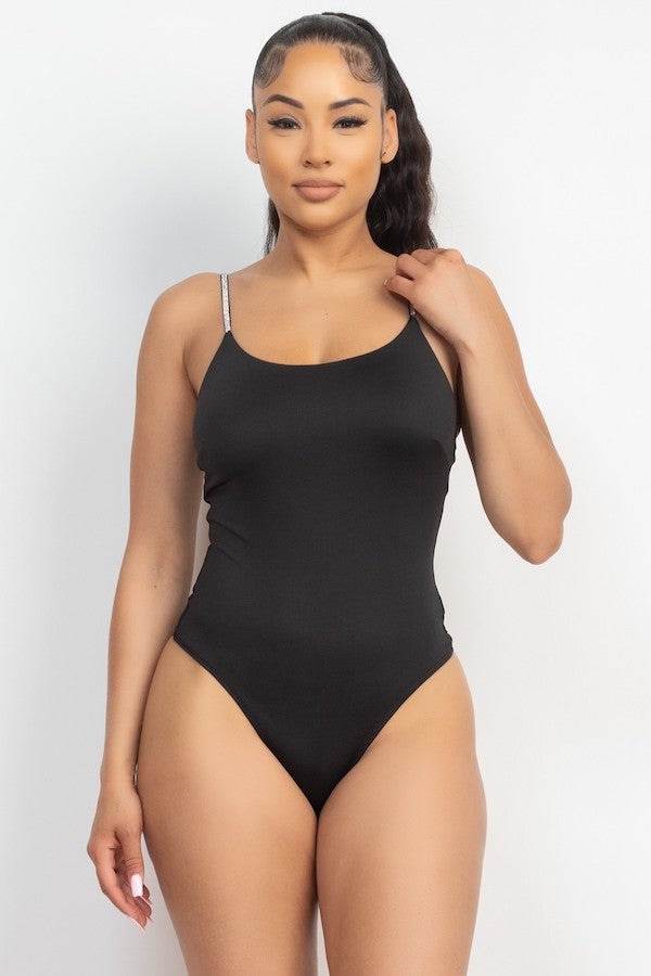 Love the Shine Bodysuit - Black
