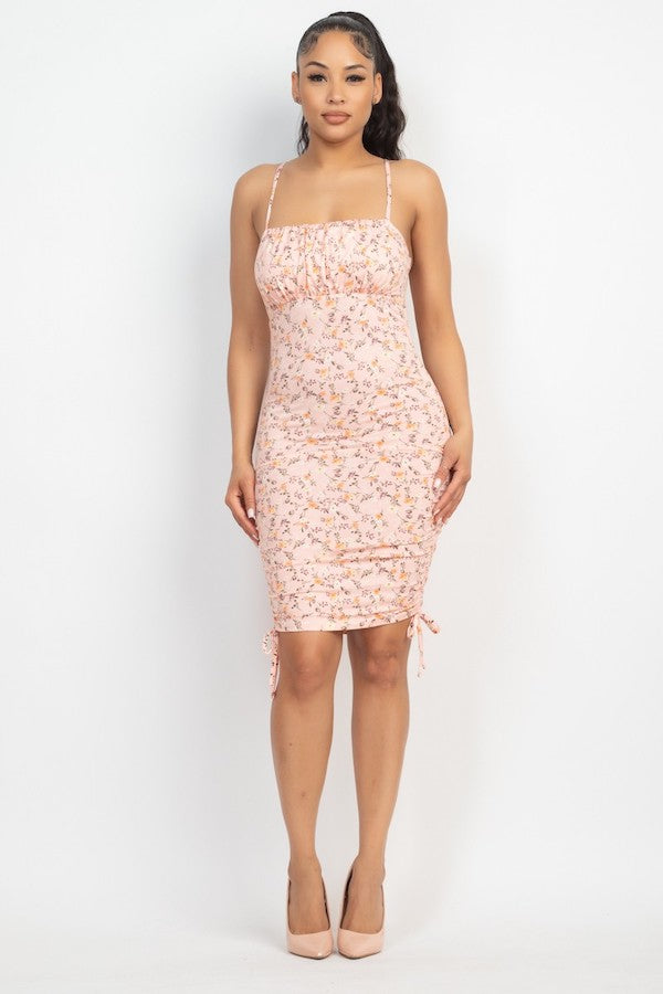 Blossom Beauty Ruched Cami Dress