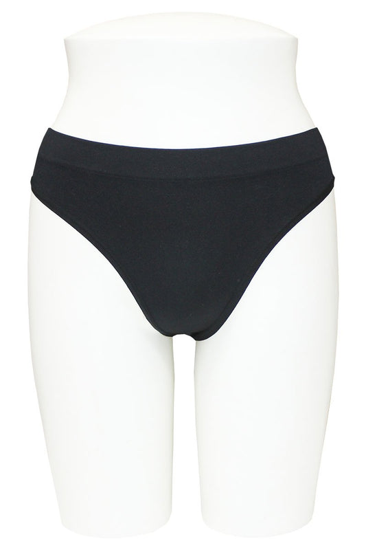 Thick Seamless Thong - Black
