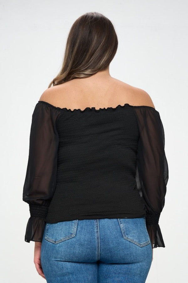 Smocking Jersey Top