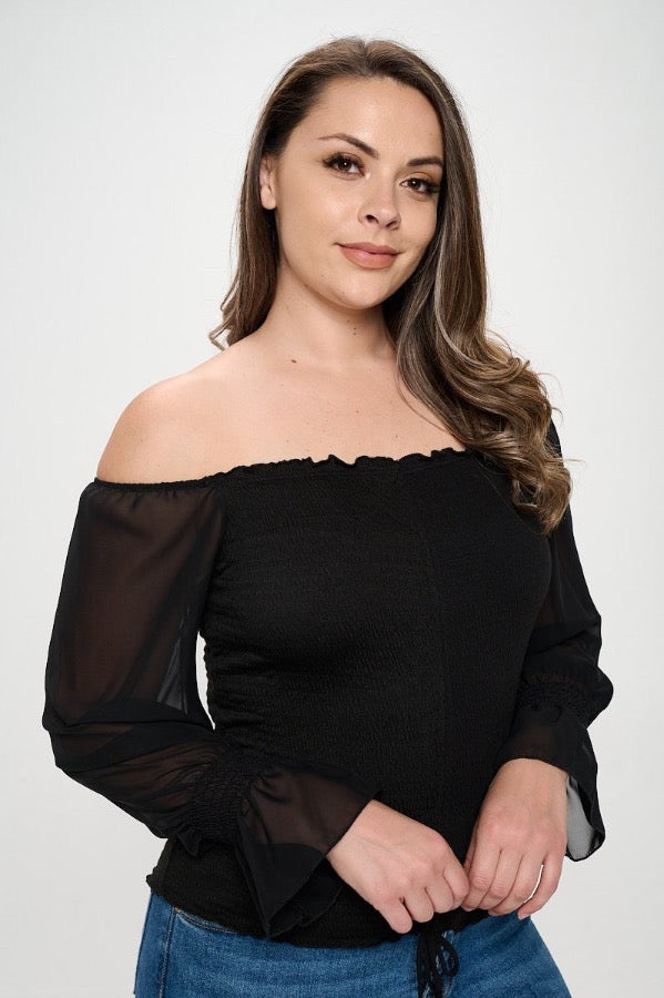 Smocking Jersey Top