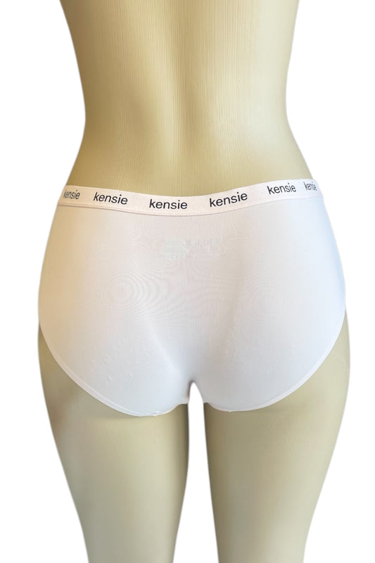 pink underwear with a visible brand logo on a mannequin against a white background