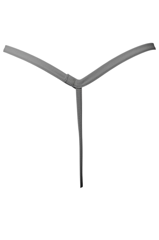Gray thong on a white background