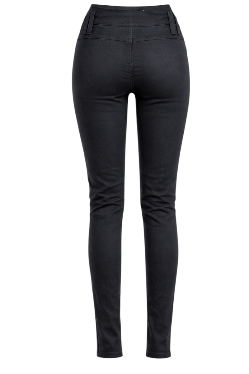 Black pants on a white background