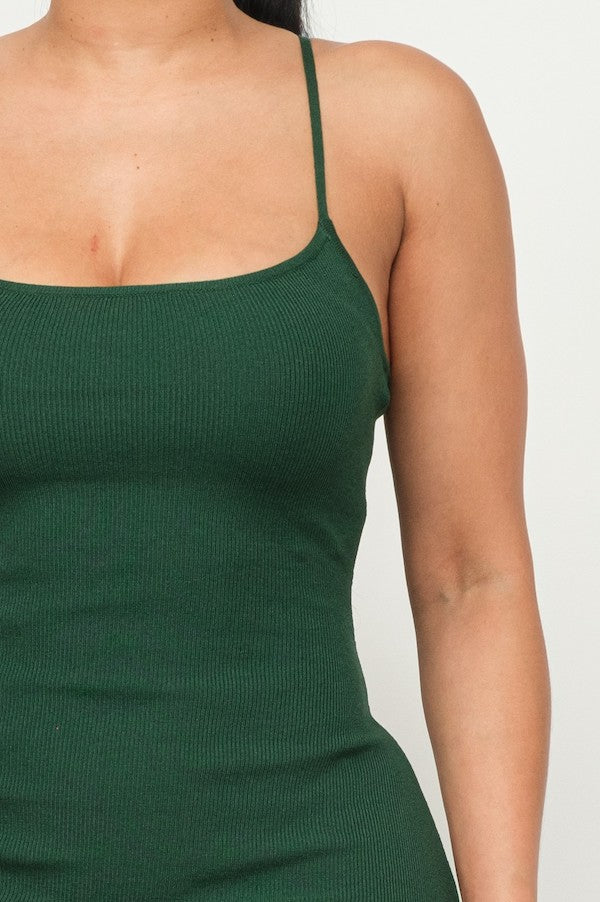 Side Slit Cami Dress