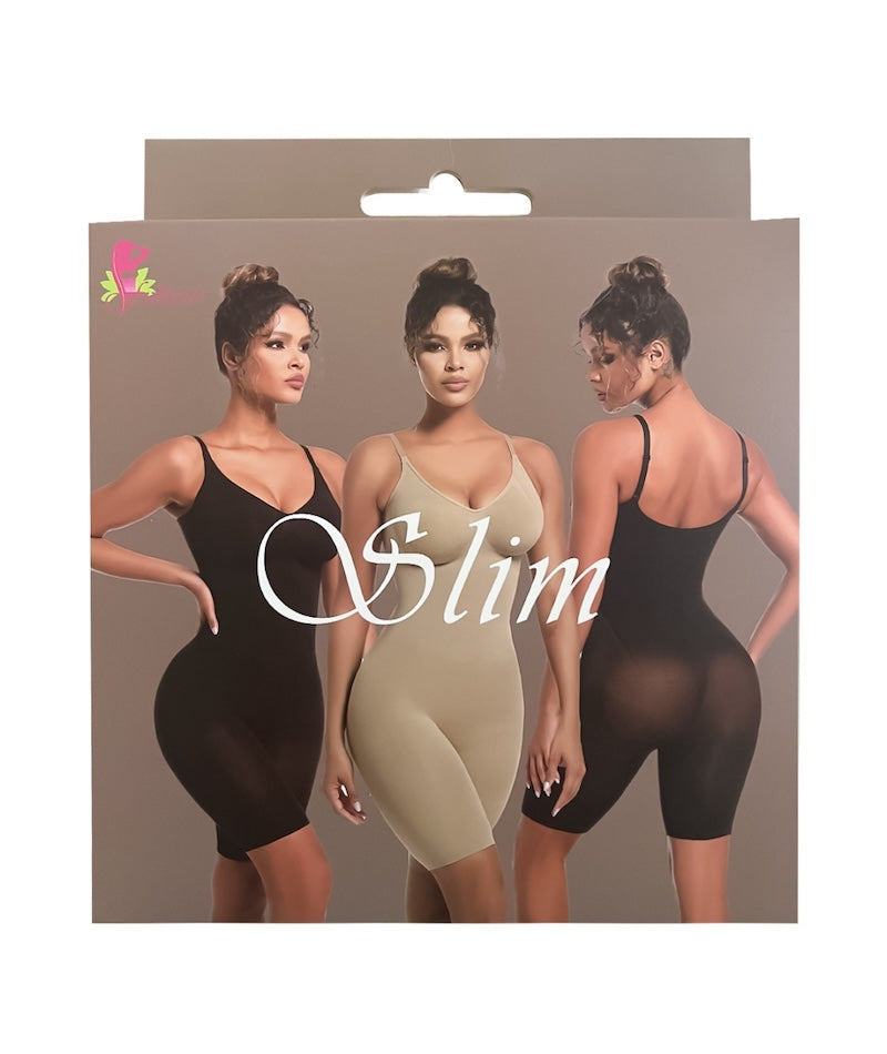 Slim Sculpt Mid Thigh Bodysuit #9266