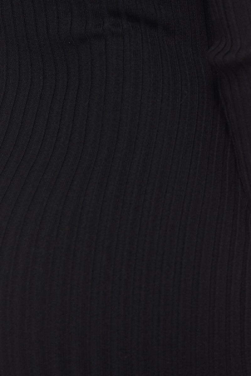 Versatile Long Sleeve Rib Maxi Dress