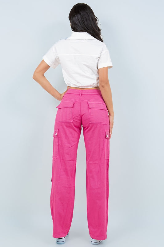 Cargo Straight Leg Pants