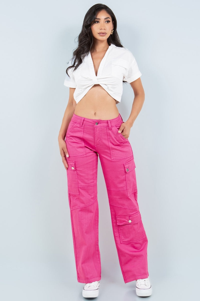Cargo Straight Leg Pants