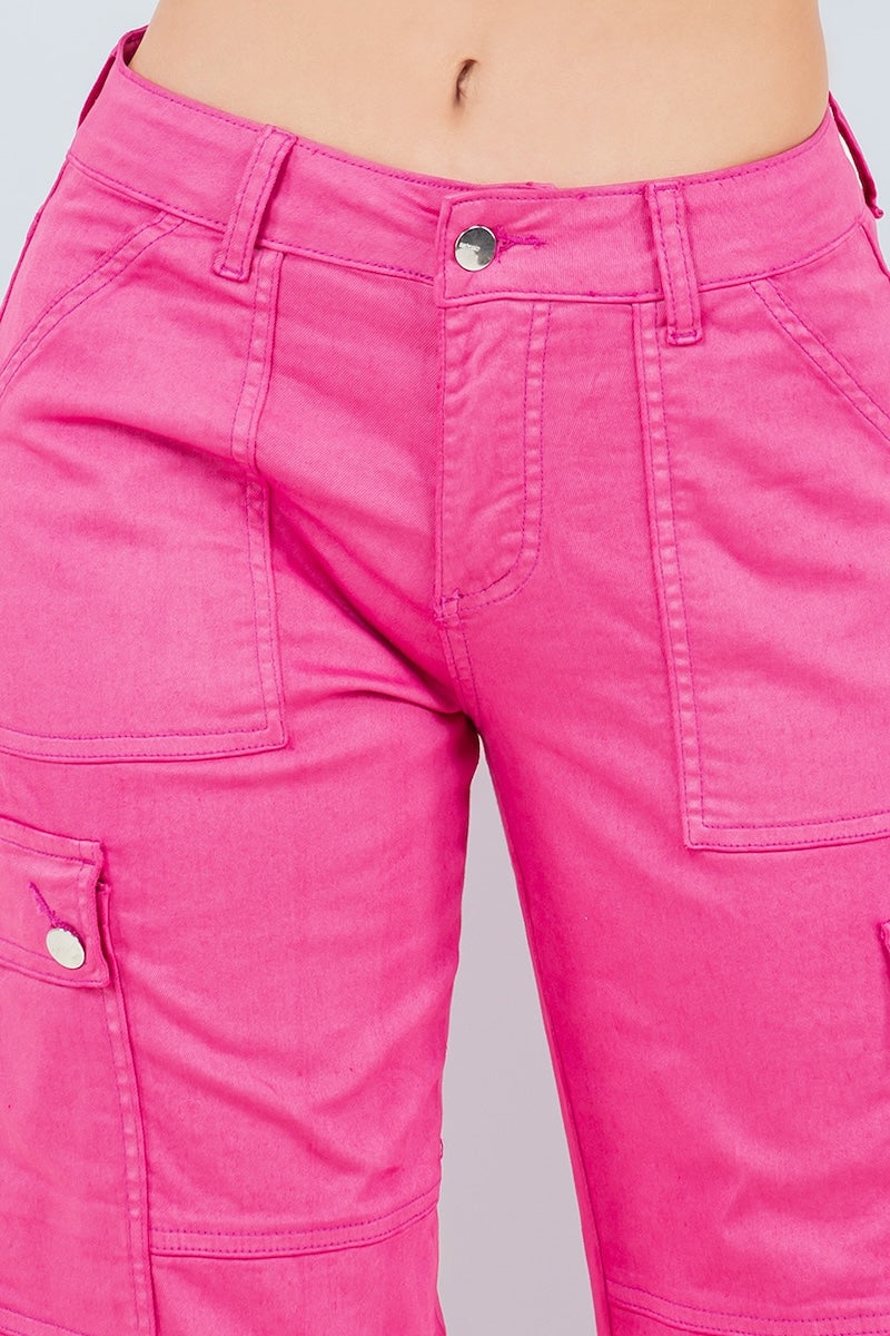 Cargo Straight Leg Pants