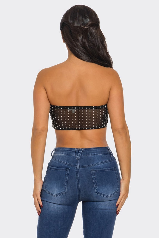Shine In Tube Top