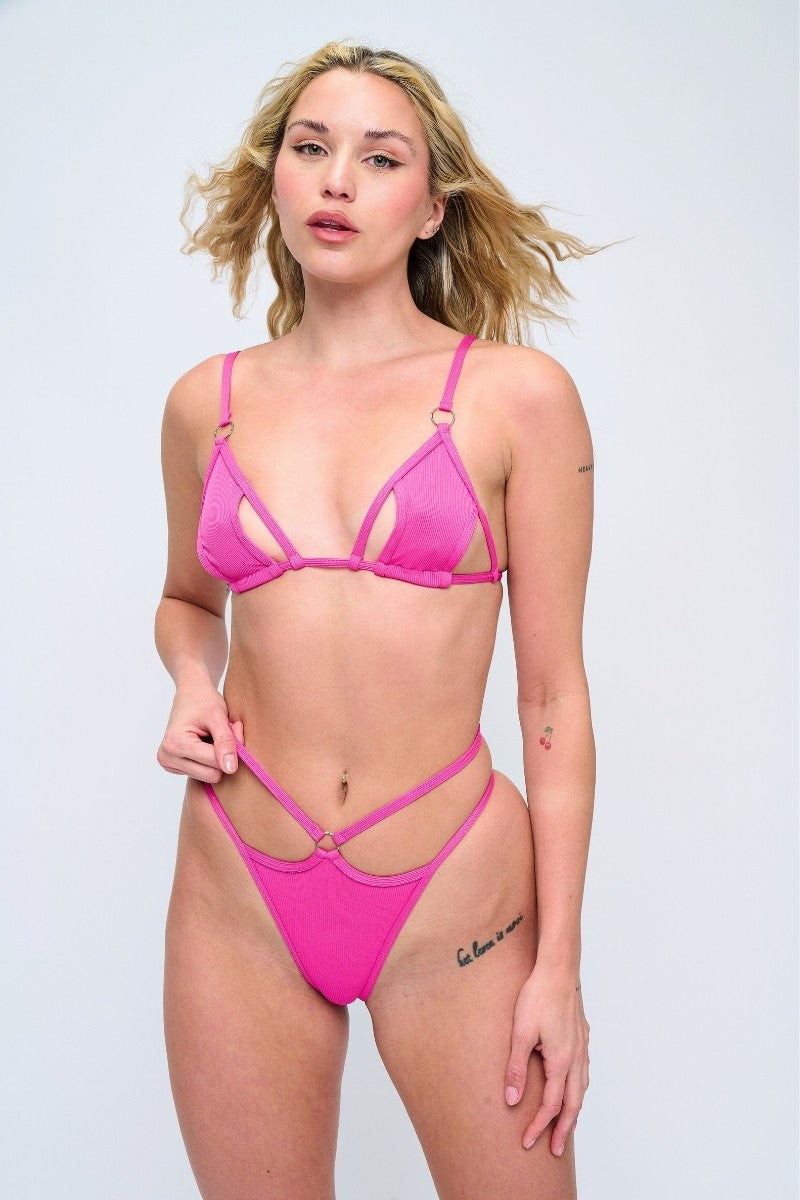 Vivid Cutout Bikini Set