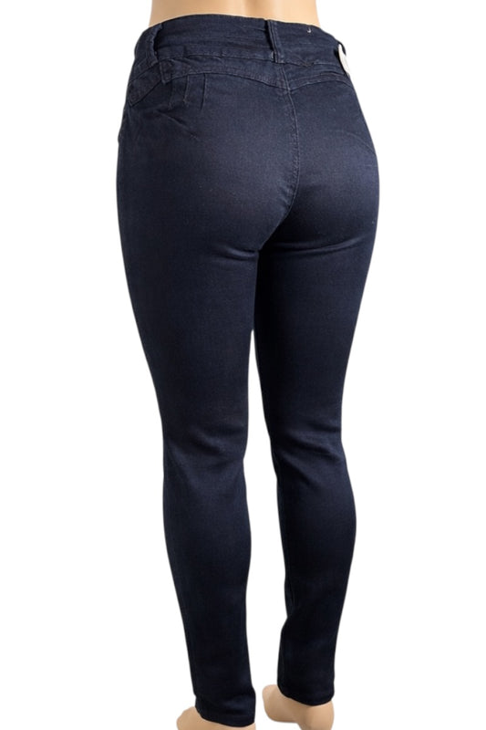 Black jeans on a white background