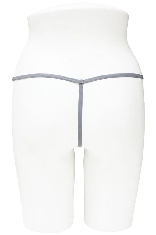 Grey underwear on a white background