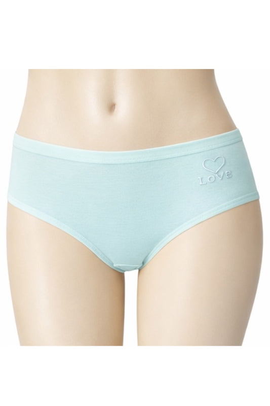 Mint underwear with a brand logo on a white background