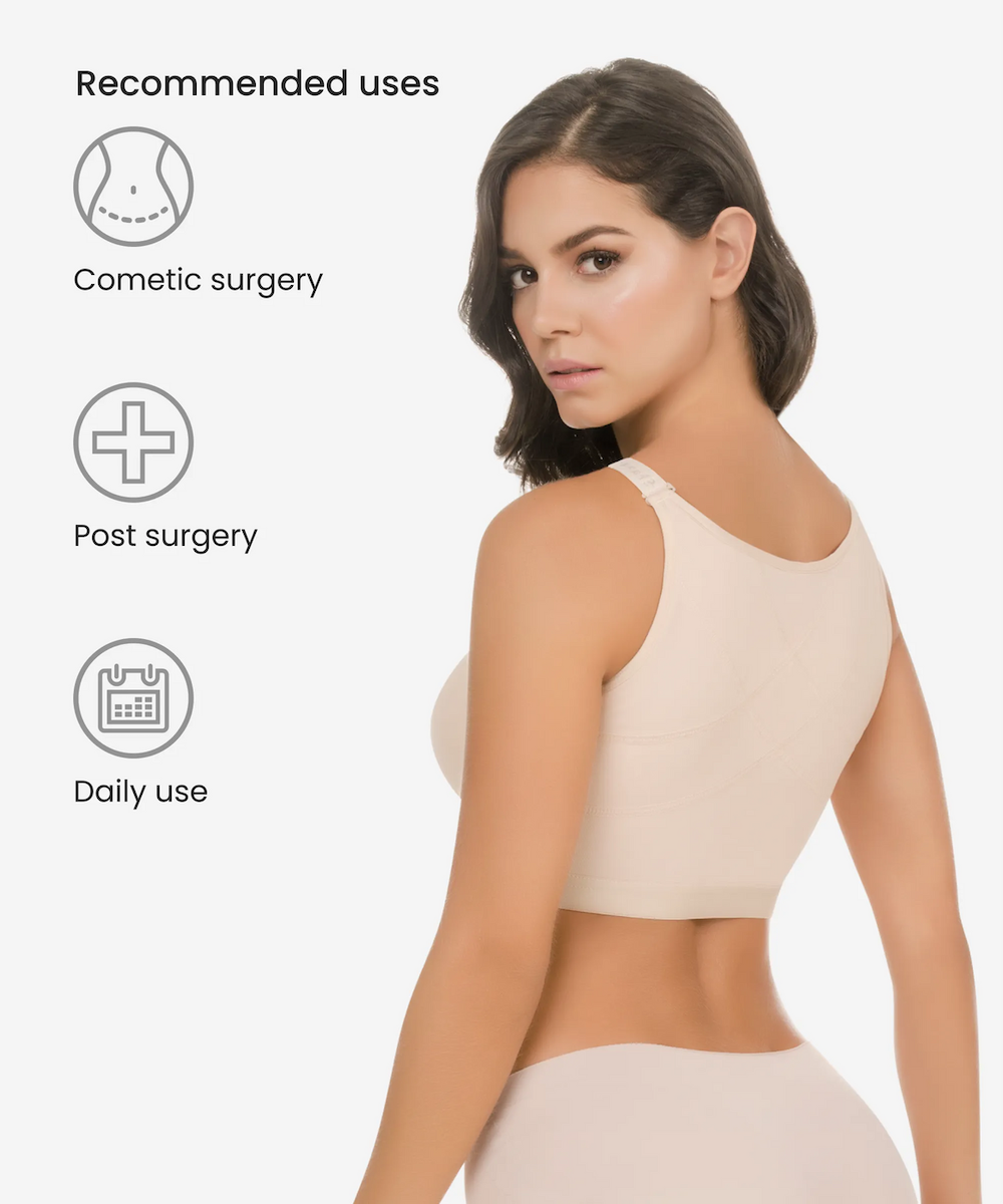 Front Closure Bust Support Bra