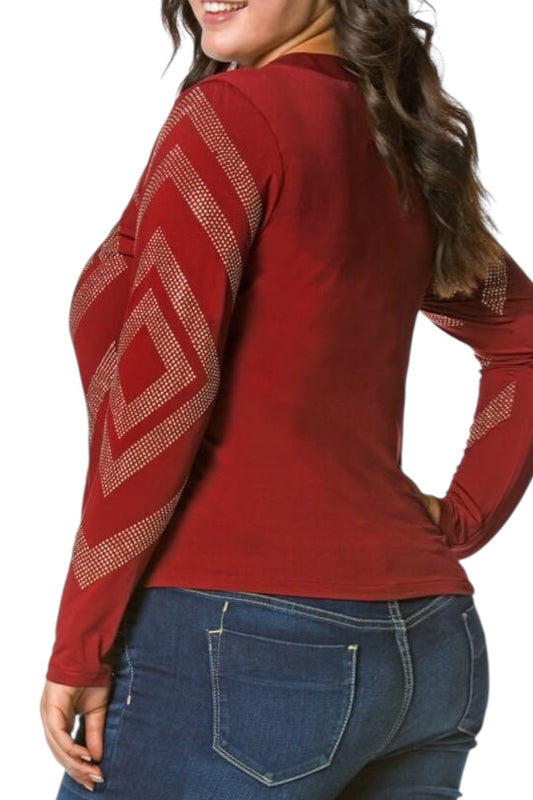 Studded Lightweight Zipper Jacket