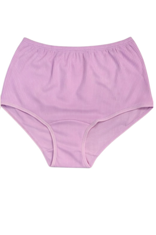 Purple women's underwear on a white background
