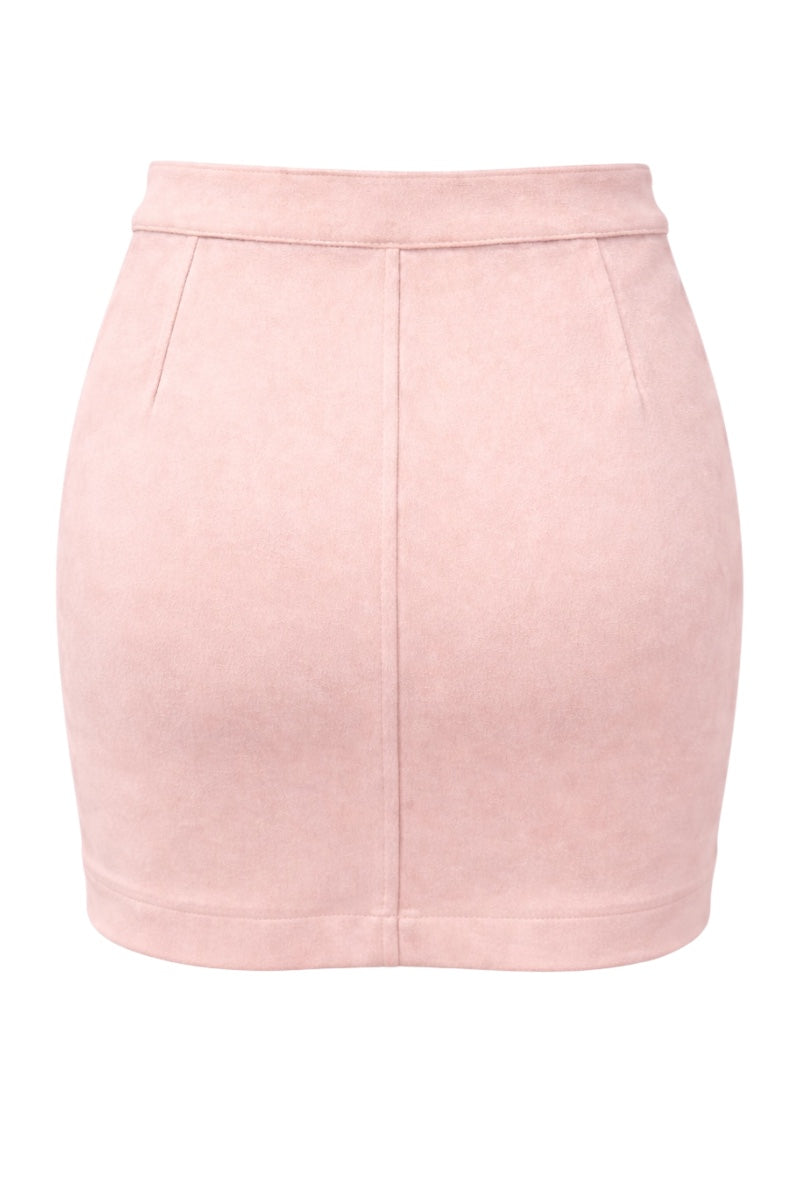 Pink skirt on a white background