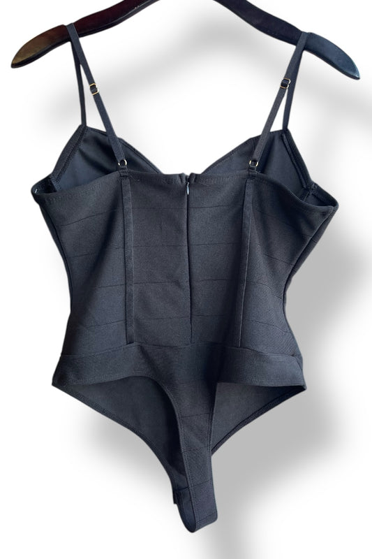 Bandage Push Up Thong Bodysuit