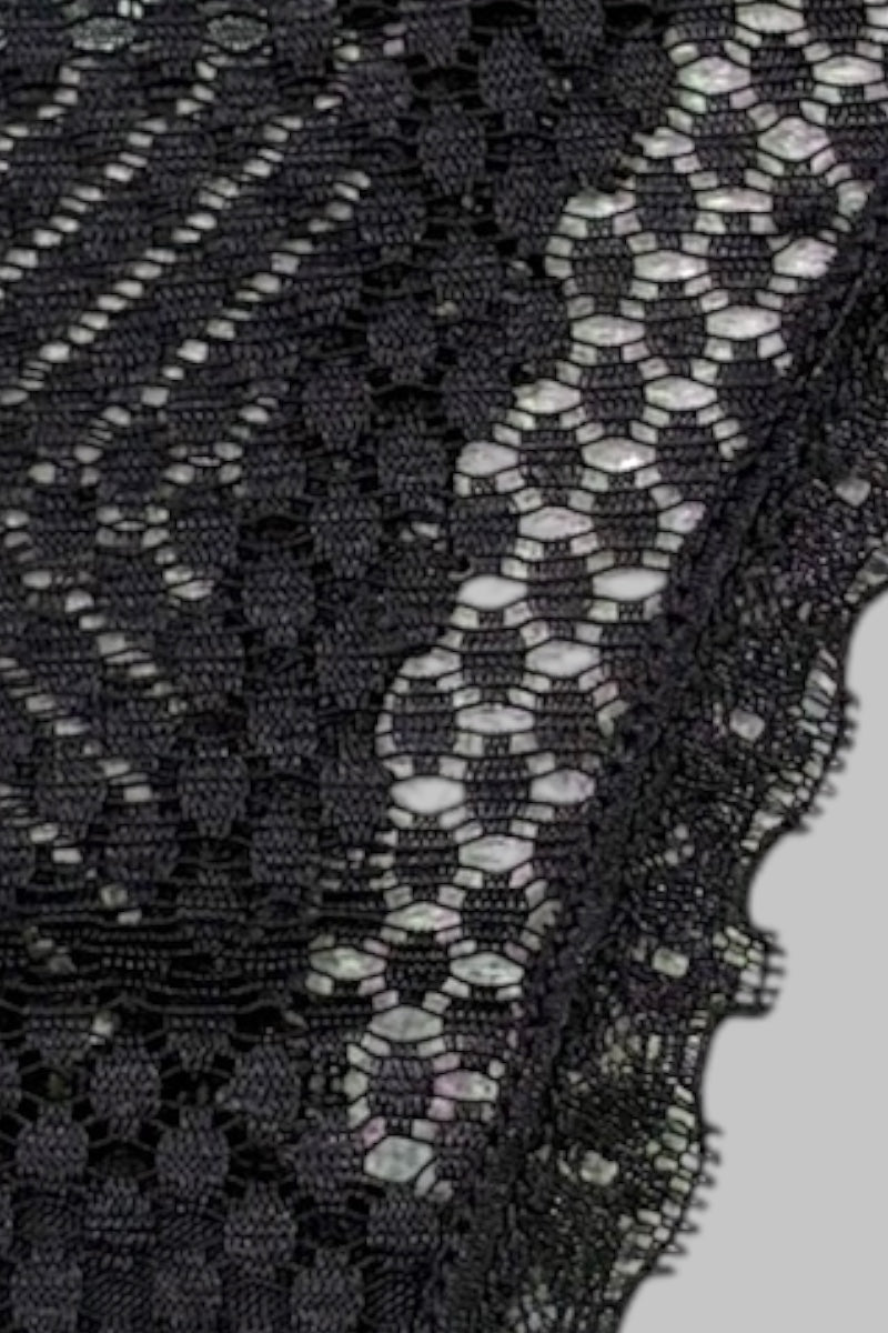 Dotted Web Mesh Thong