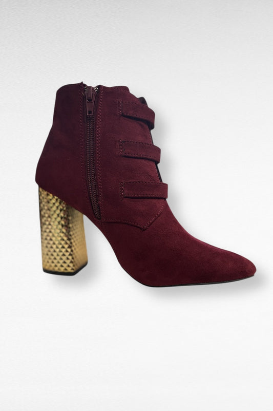 Faux Suede Ankle Boots