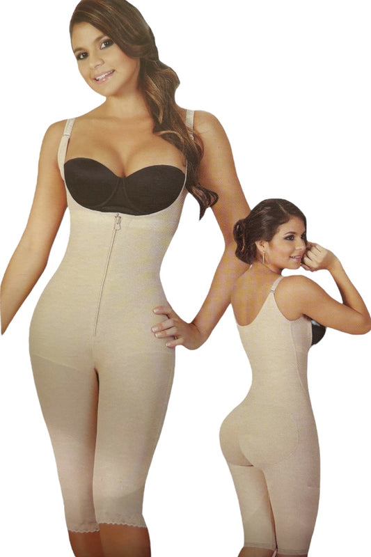 High-Back Capri Style Body Shaper #0156