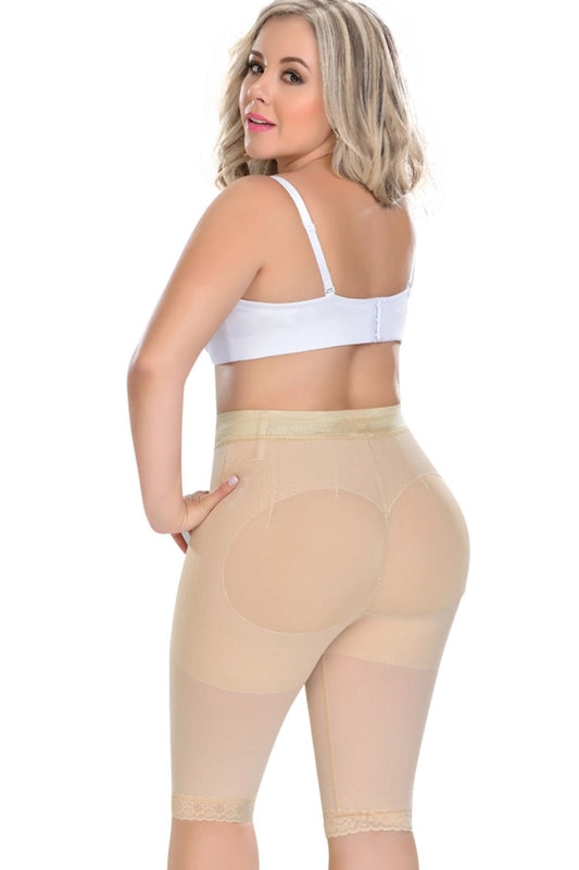 High Waist Compression Biker Shorts / Powernet