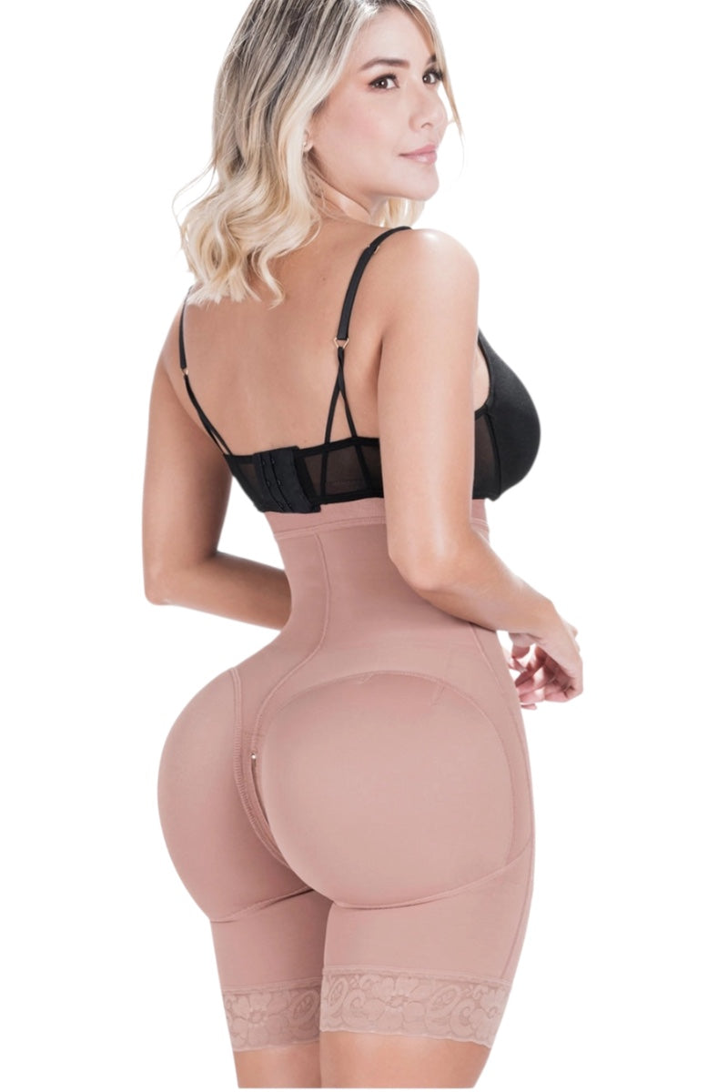 High Waisted Shapewear Shorts | Daily Use Butt Lifting Garment | Powernet #073ZF