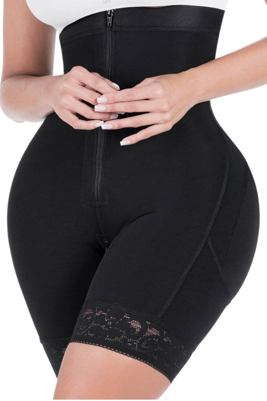 High Waisted Shapewear Shorts | Daily Use Butt Lifting Garment | Powernet #073ZF