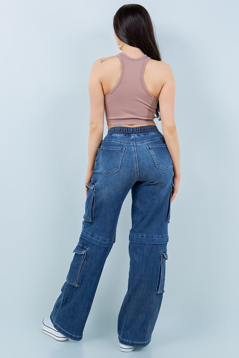 Cargo Denim Jogger Jeans