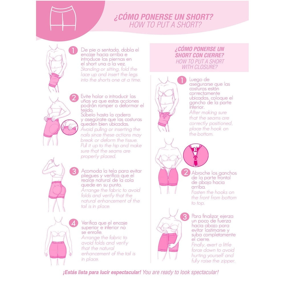 High Waist Compression Biker Shorts / Powernet