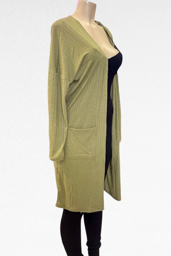 Slinky Cardigan With Pockets