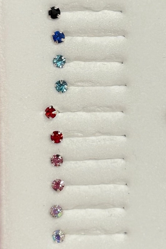 L Shaped Diamond Nose Ring #2007M