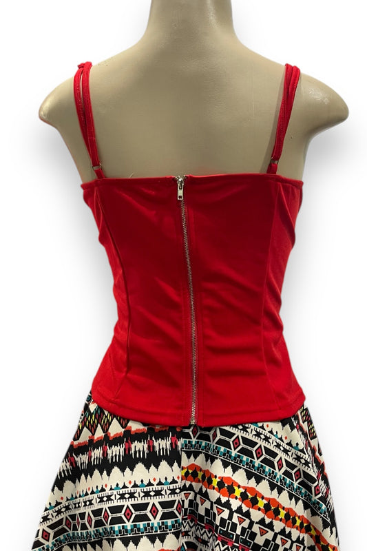 Lace Up O Ring Cami Top