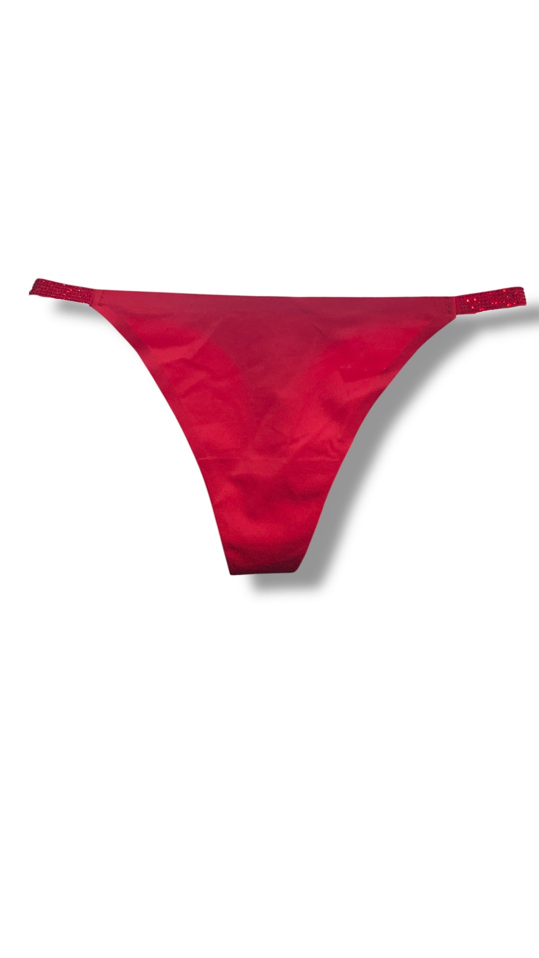 Laser Cut Rhinestone Detail Thong