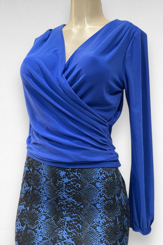 Long Sleeve Slinky Blouse