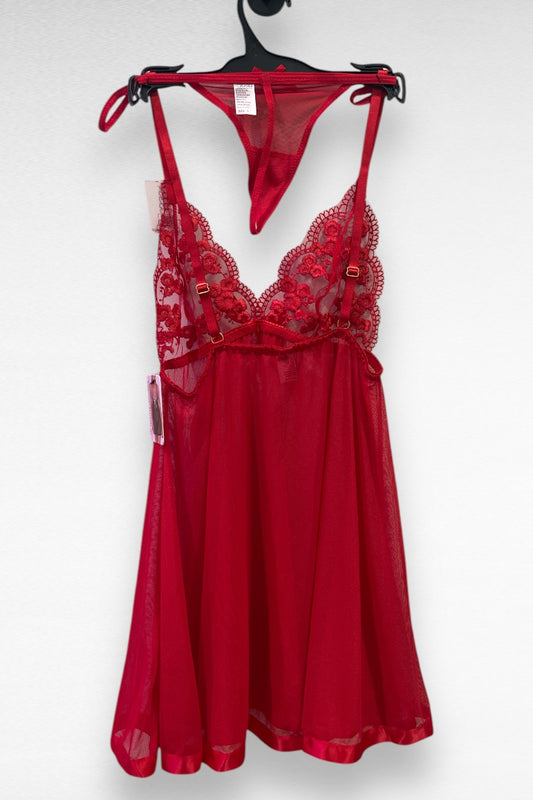 Luxe Lace and Mesh Babydoll