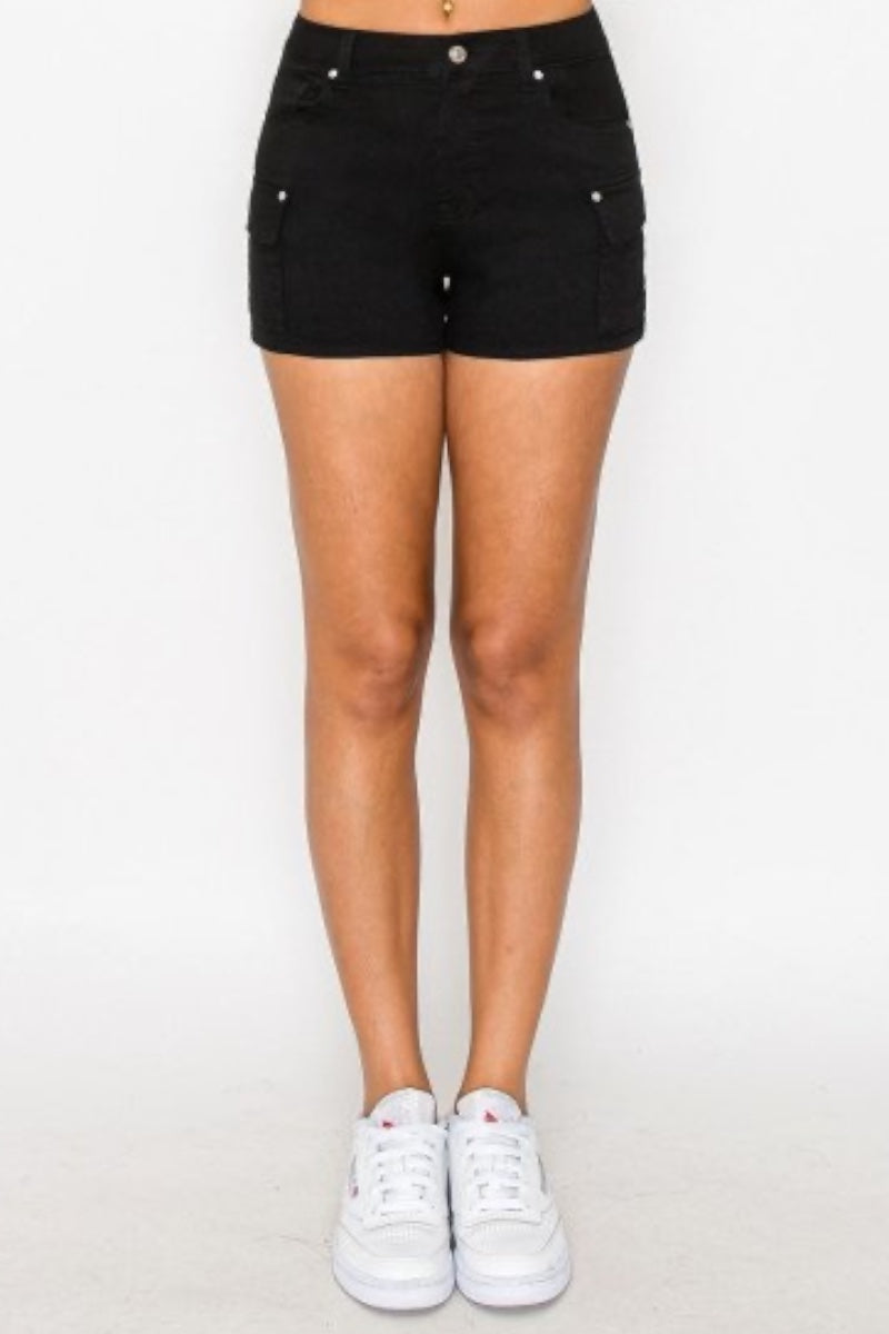 Mini Cargo Pocket Jegging Shorts