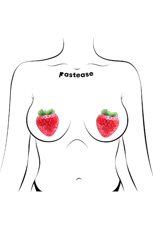 Sparkly Red & Juicy StrawBerry Pasties - Pastease