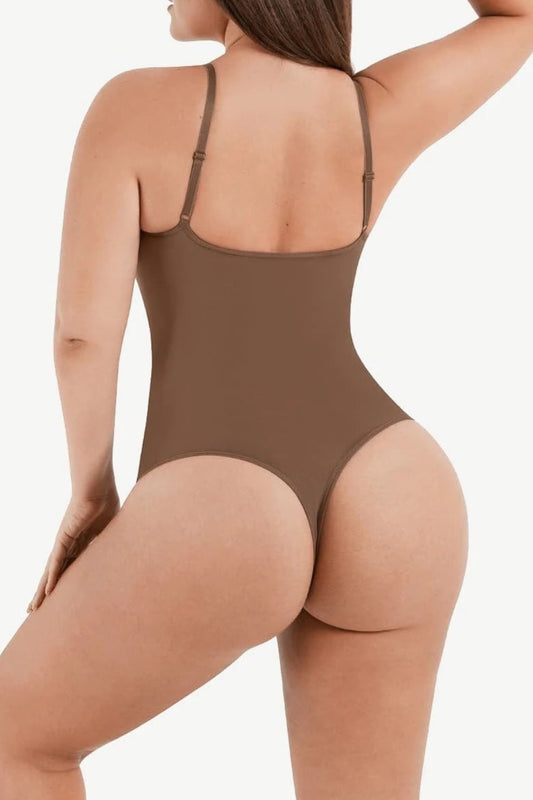 Seamless Shaping Cami Thong Bodysuit