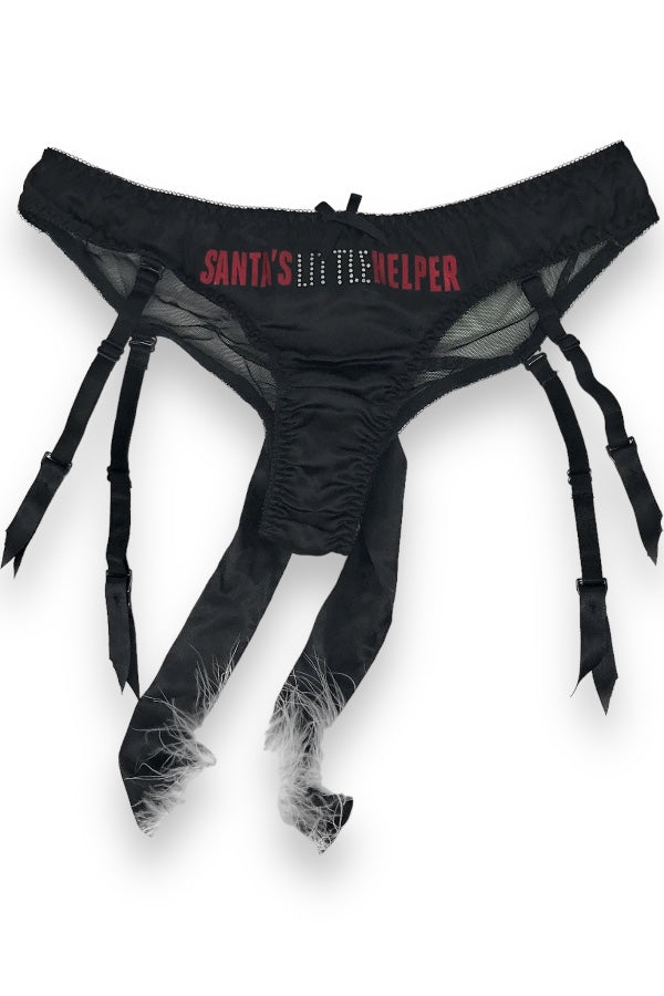 Santas Little Helper Garter Panty
