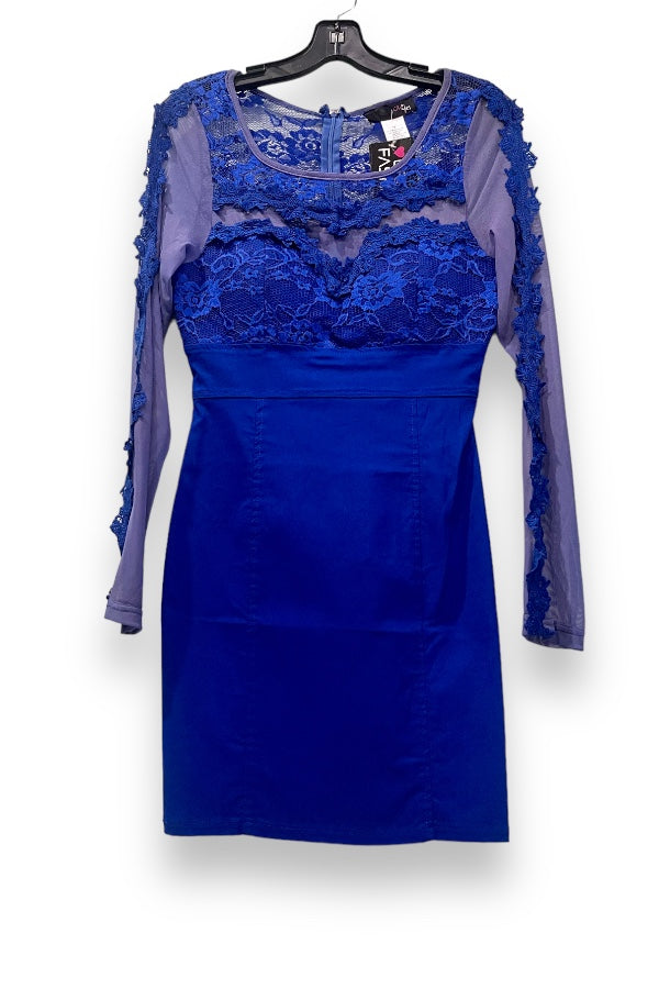 Long Sleeve Lace Mesh Dress