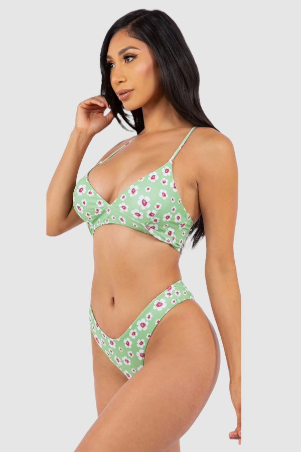 Flower Flair 2 Piece Swimsuit