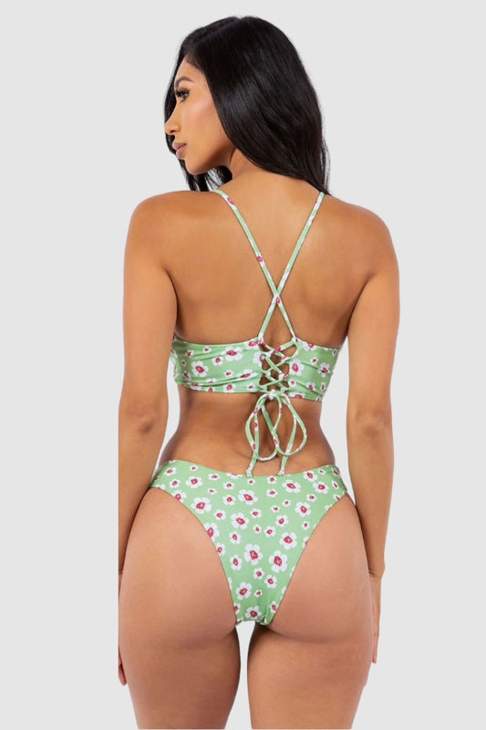 Flower Flair 2 Piece Swimsuit
