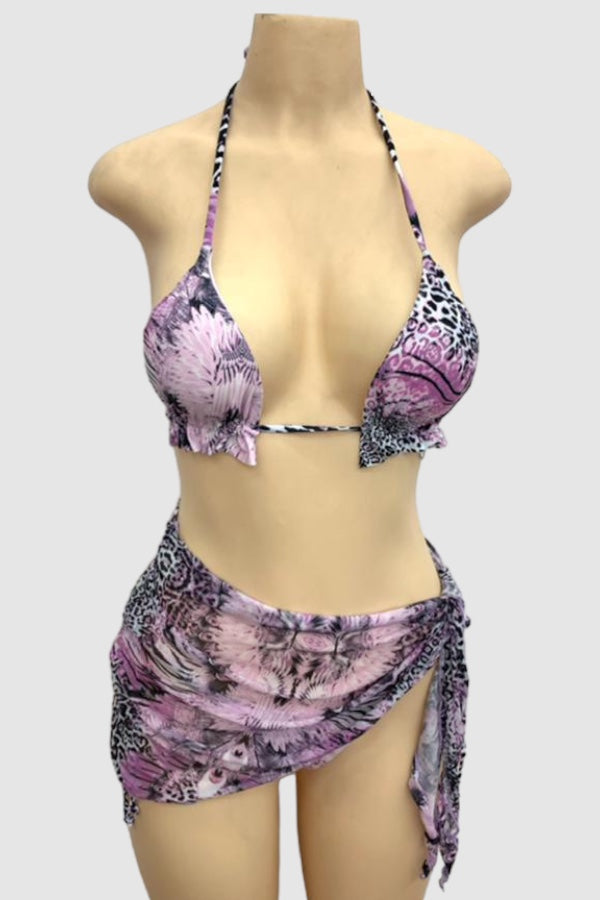 Wild-Life 3 Piece Bikini Set